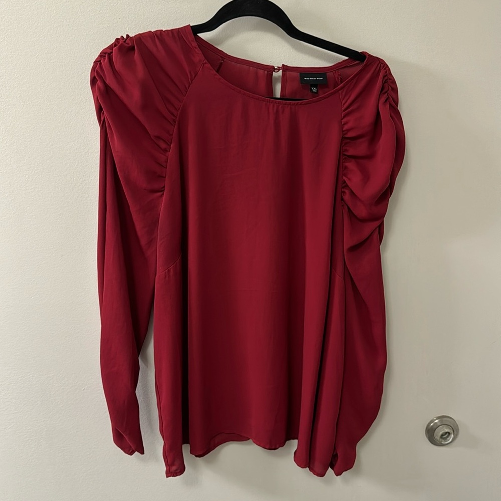 Who what wear Red Blouse